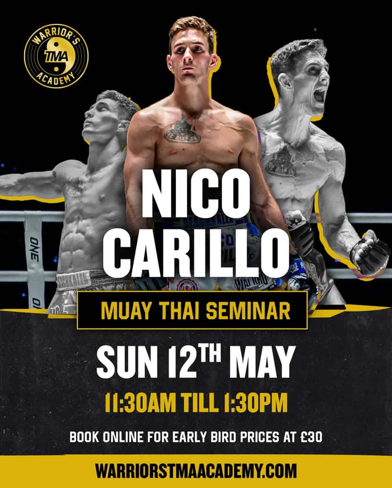 Muay Thai Seminar with 3x World Champion Nico Carillo